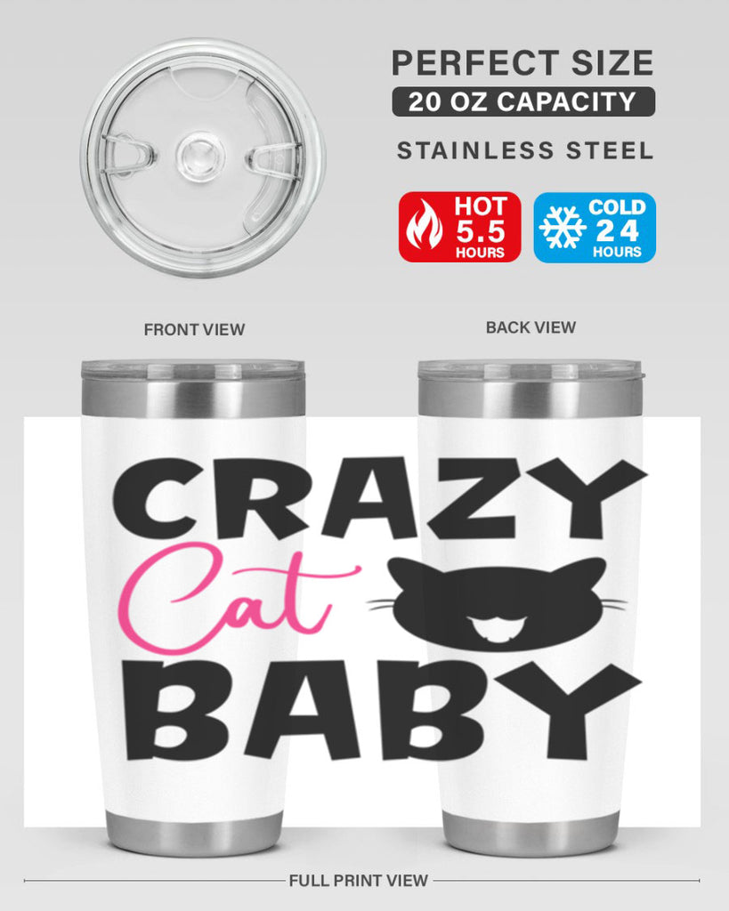 crazy cat baby Style 270#- baby- tumbler