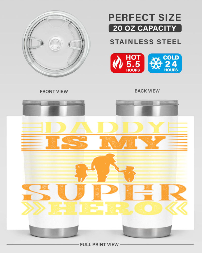 daddy is my super hero 241#- fathers day- Tumbler