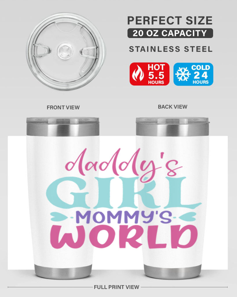daddys girl mammys world Style 269#- baby- tumbler