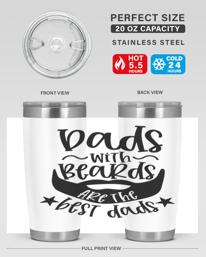 dads with beards are the best dads 53#- fathers day- Tumbler