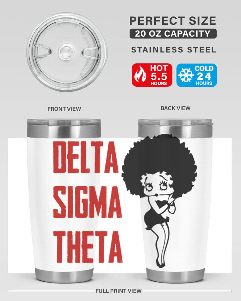 delta sigma theta 5#- black words phrases- Cotton Tank