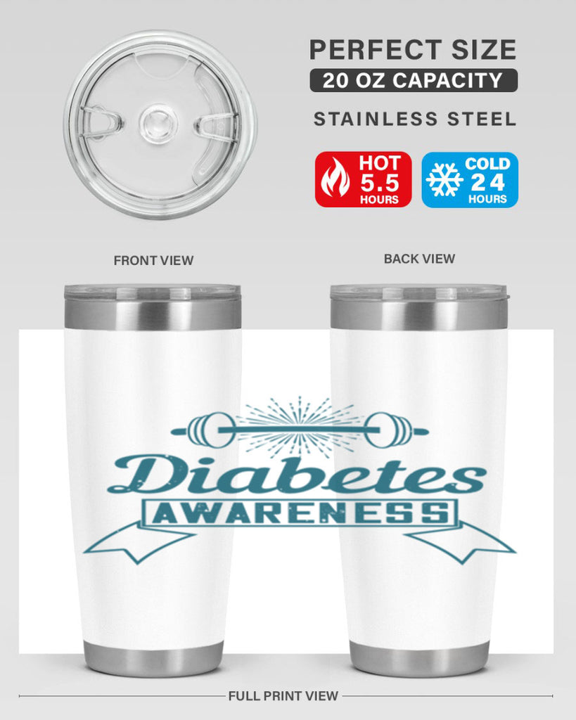 diabetes awareness Style 3#- diabetes- Tumbler