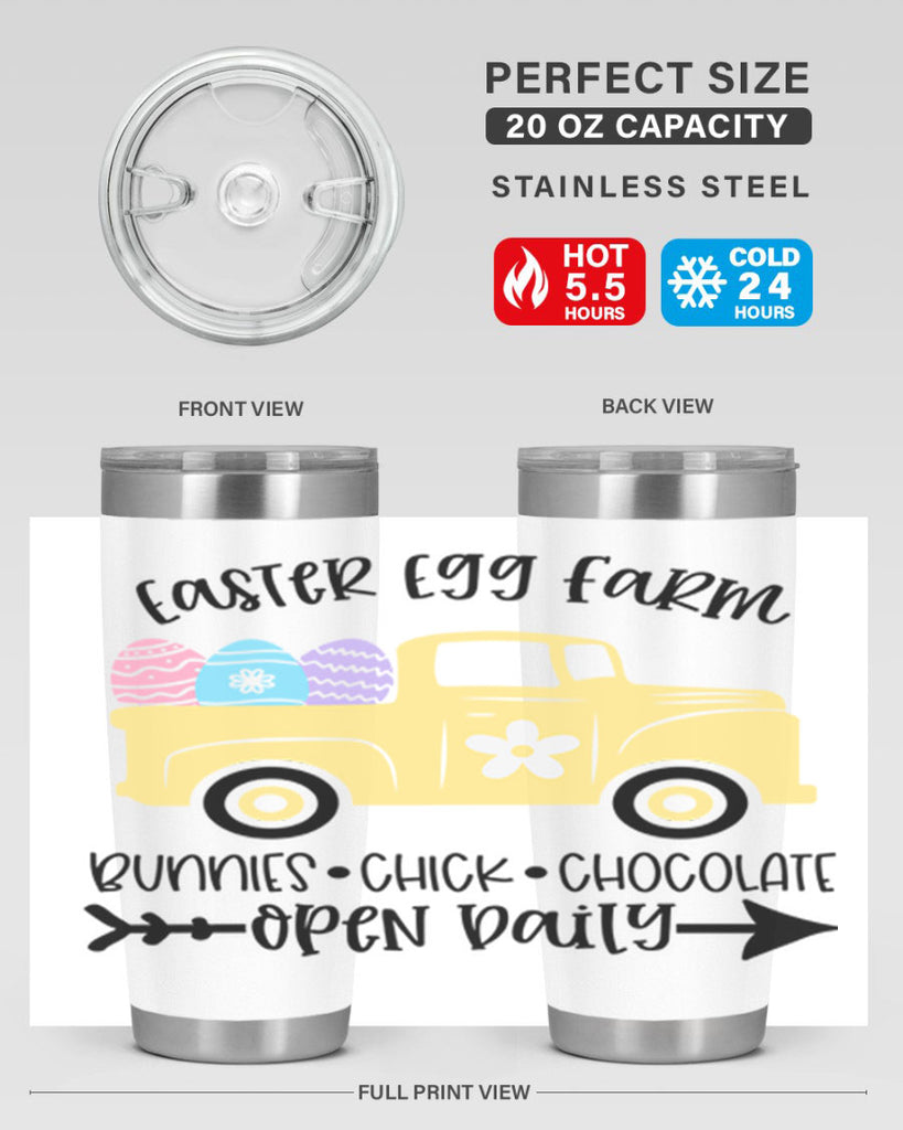 easter egg farm 58#- easter- Tumbler