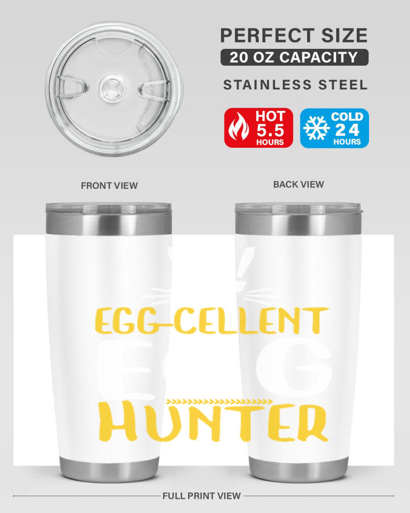 egg cellent egg hunter 82#- easter- Tumbler