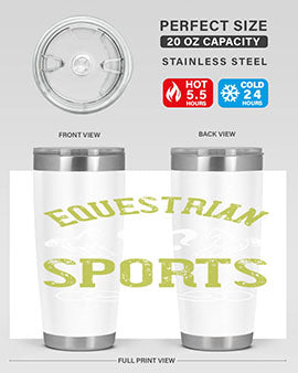 equestrian sports Style 55#- horse- Tumbler