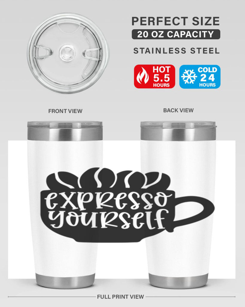 expresso yourself 56#- wine- Tumbler