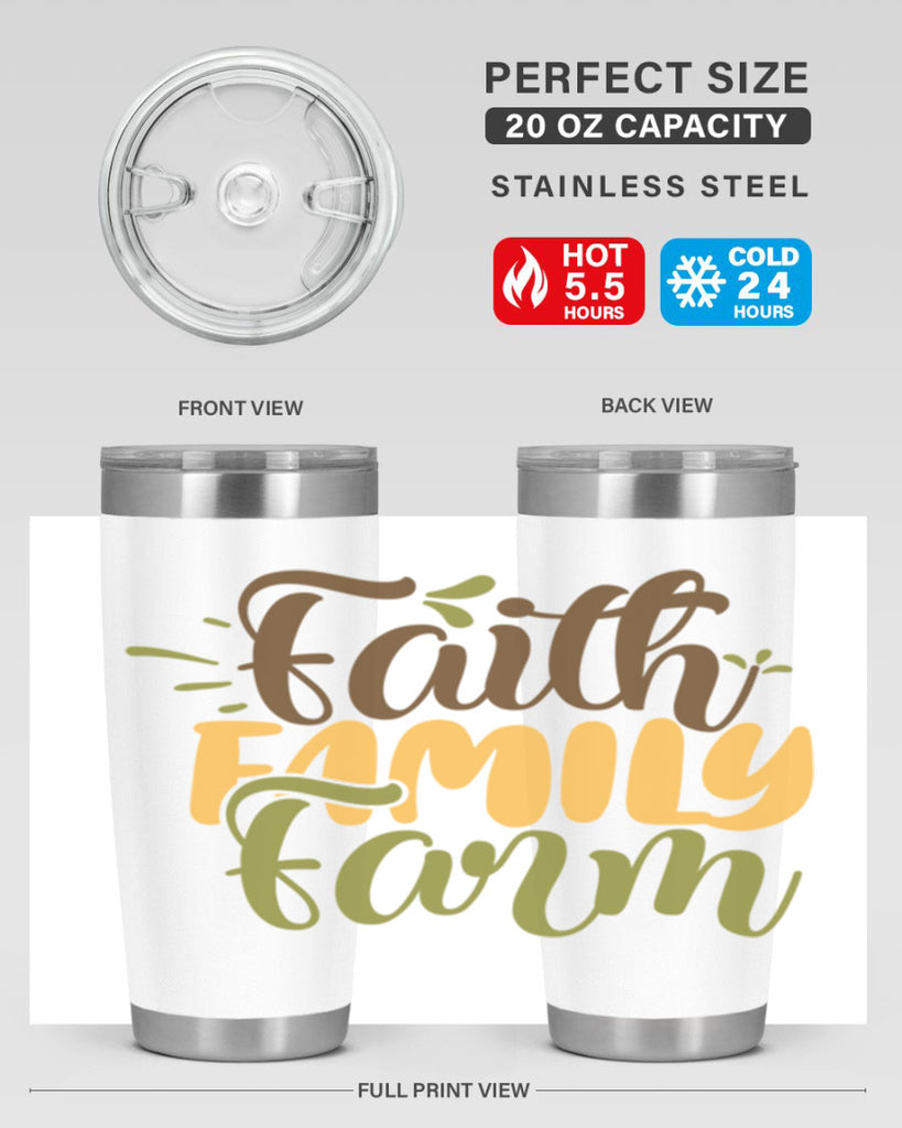 faith family farm 17#- farming and gardening- Tumbler