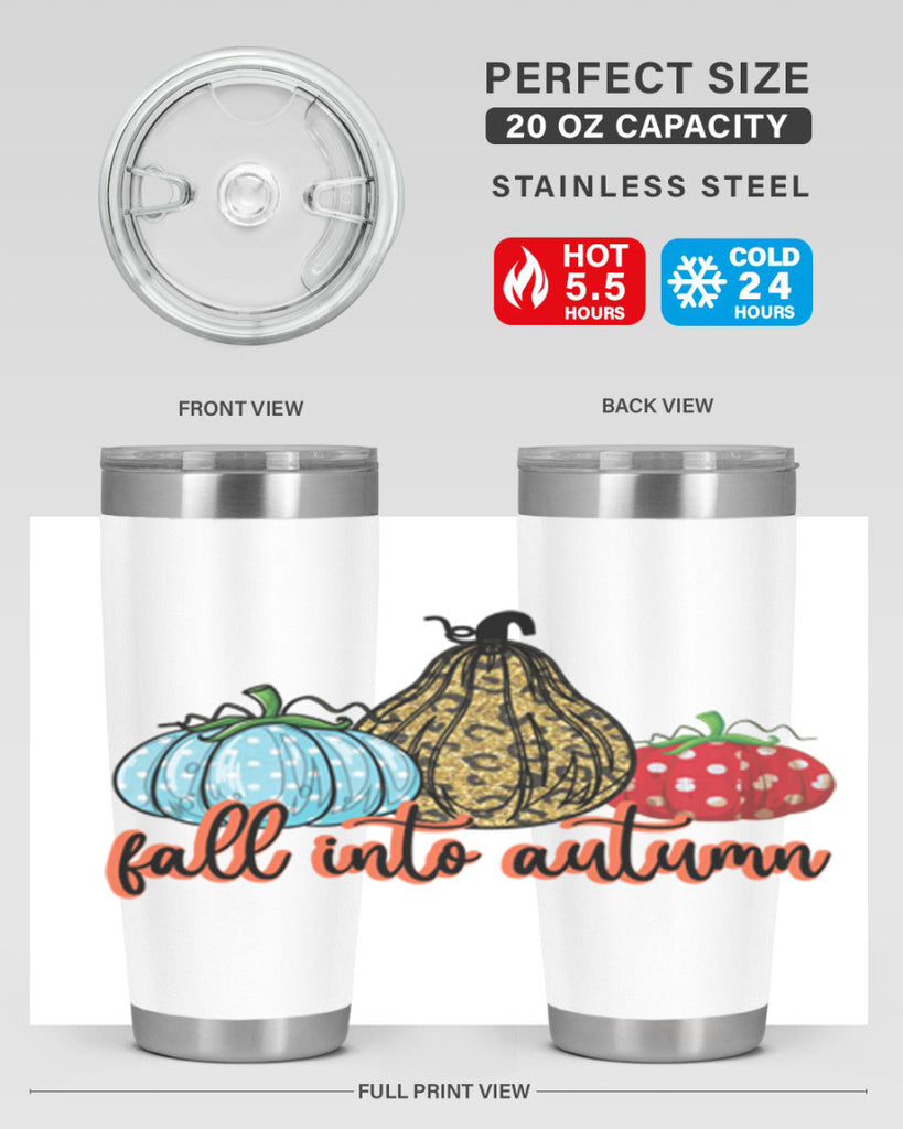 fall into autumn 105#- fall- Tumbler