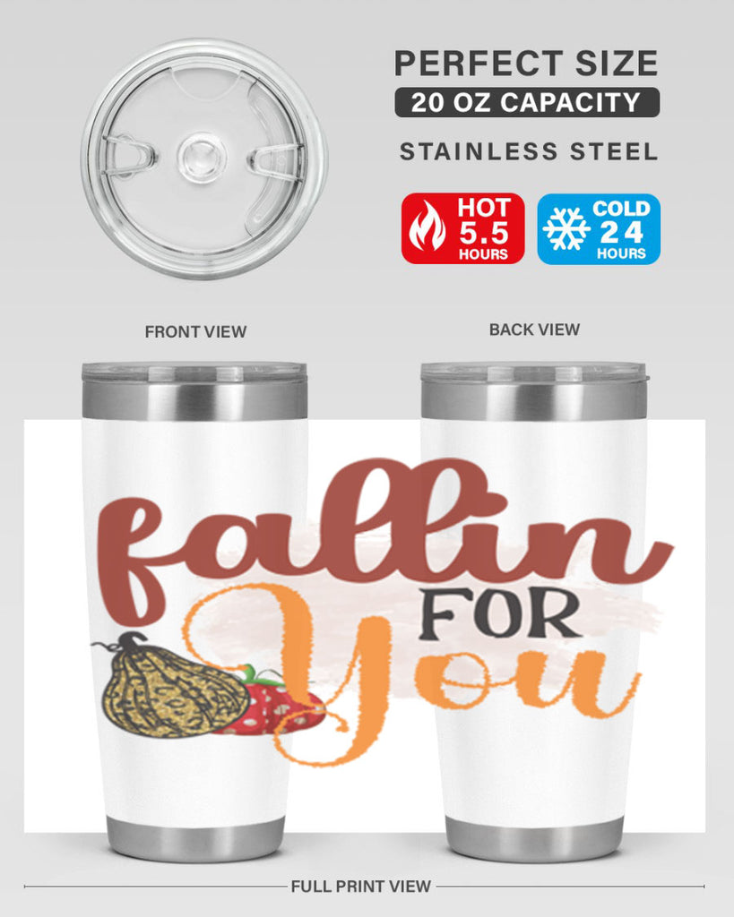 fallin for you 167#- fall- Tumbler