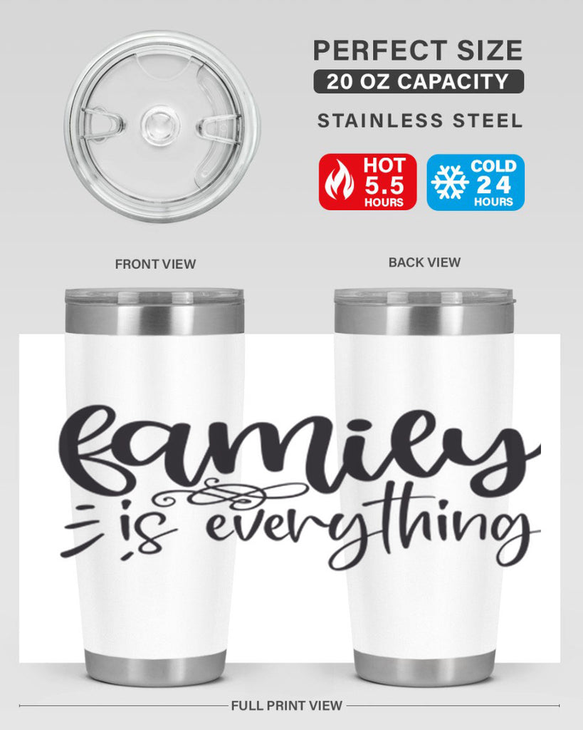 family is everything 72#- home- Tumbler