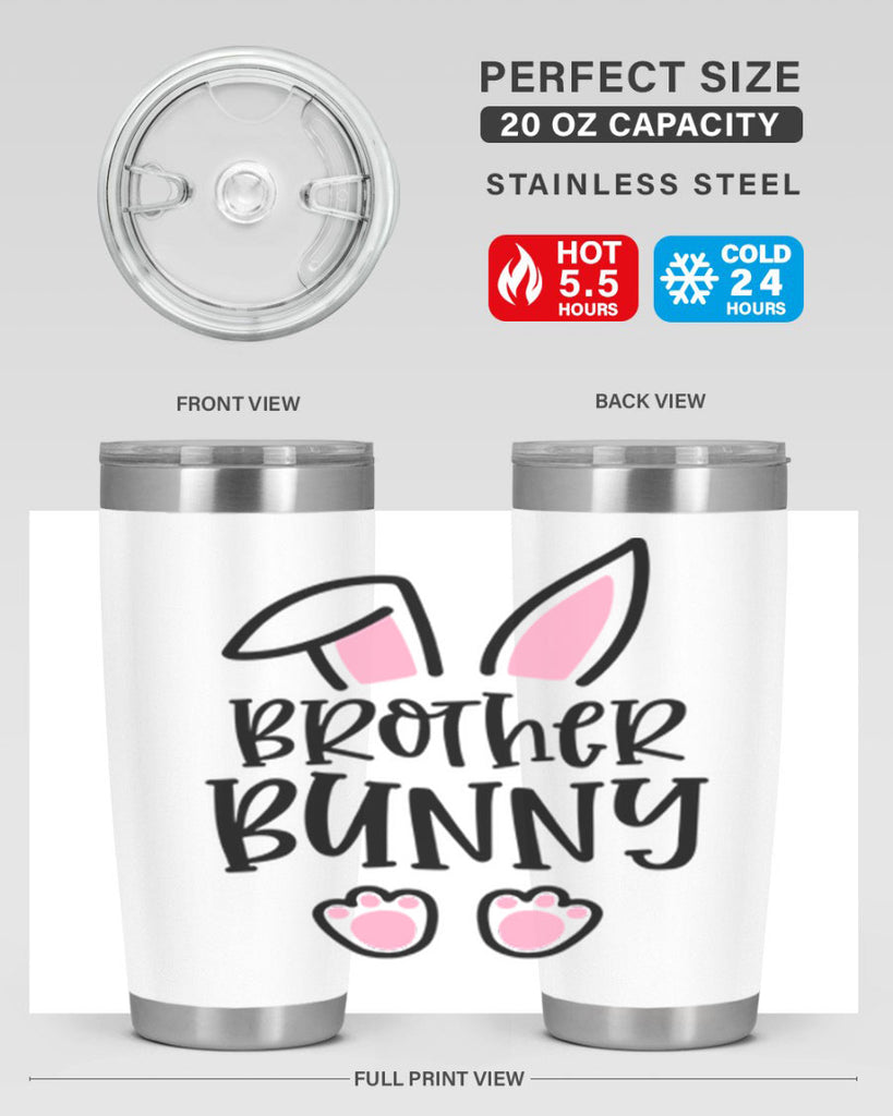 familybrother bunny 52#- easter- Tumbler