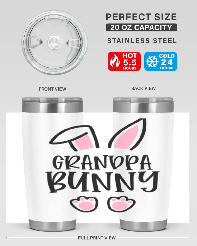 familygrandpa bunny 50#- easter- Tumbler