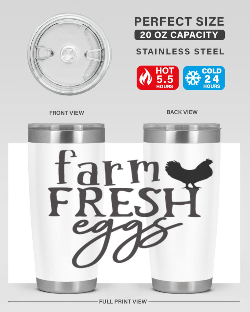 farm fresh eggs 102#- kitchen- Tumbler