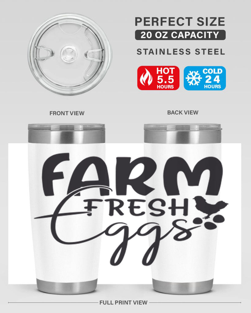 farm fresh eggs 103#- kitchen- Tumbler