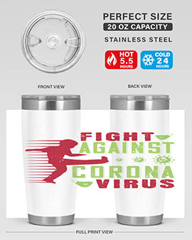 fight against corona virus Style 41#- corona virus- Cotton Tank