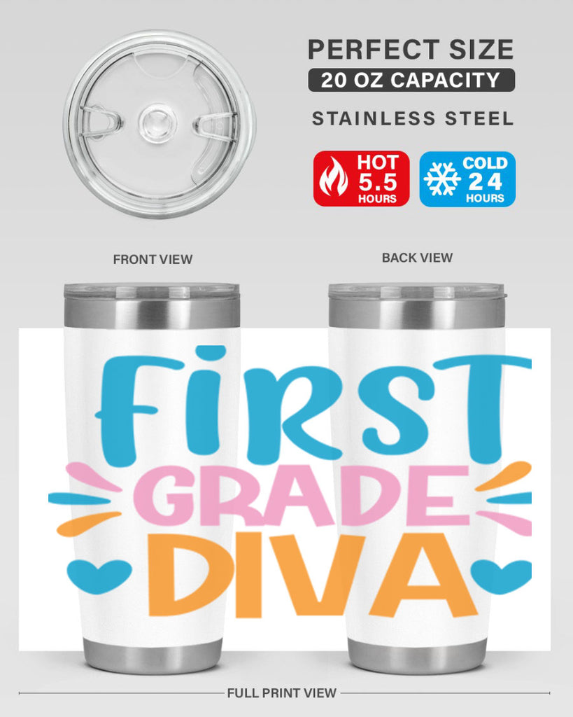 first grade divaaa 21#- 1st grade- Tumbler