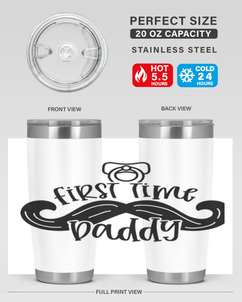 first time daddy 51#- fathers day- Tumbler