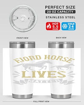 fjord horse lives matter Style 54#- horse- Tumbler