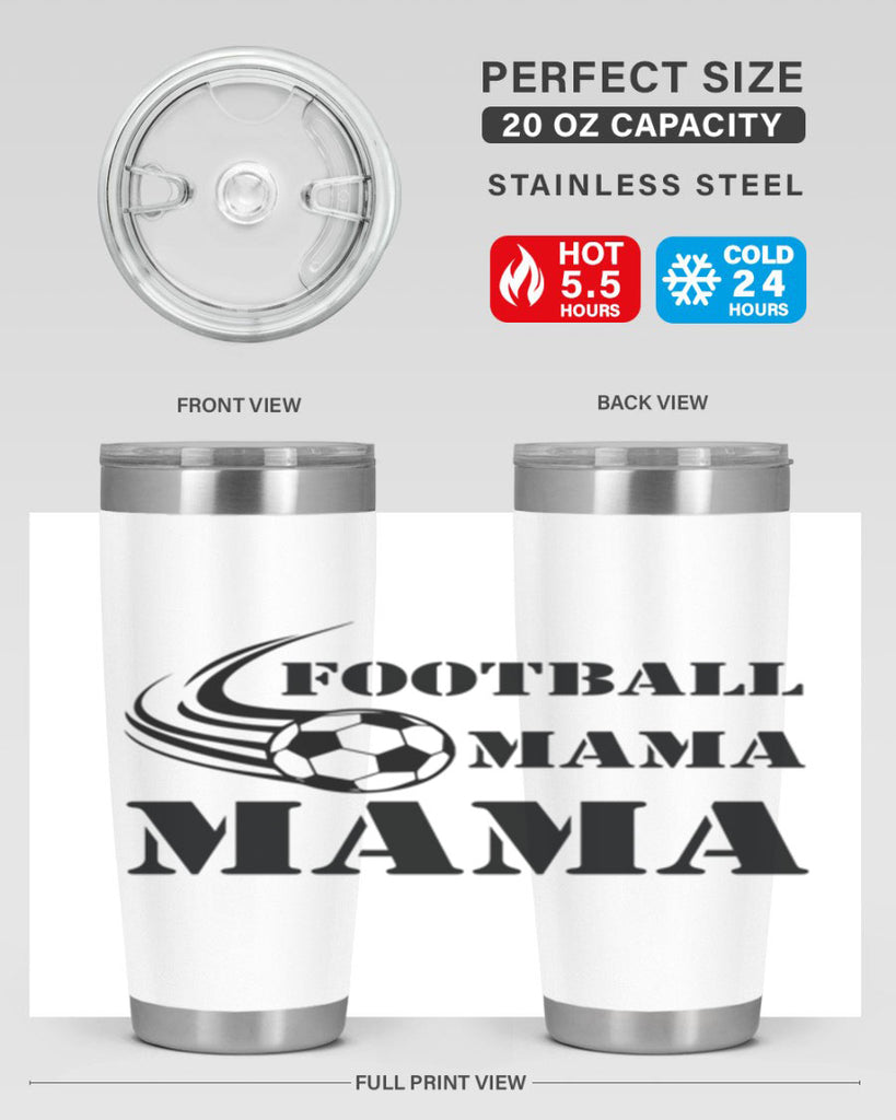 football mama 179#- mom- Tumbler