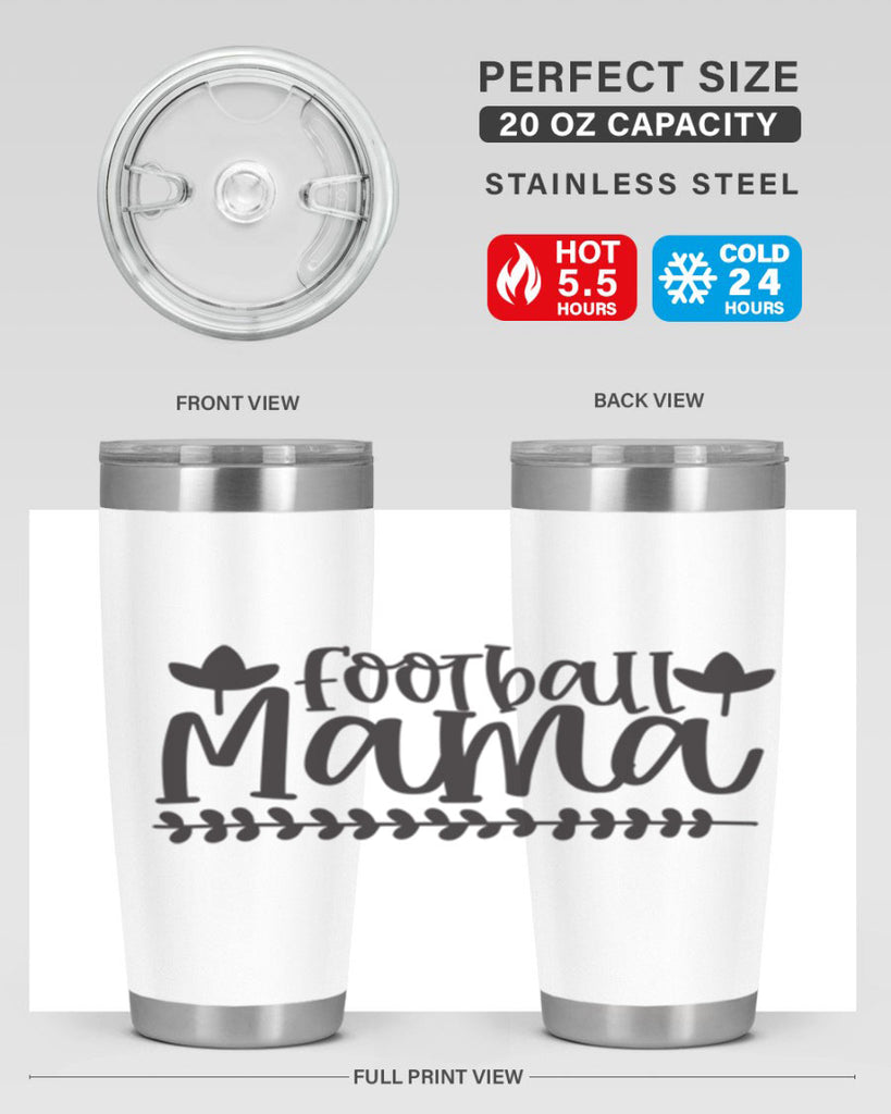 football mama 409#- mom- Tumbler