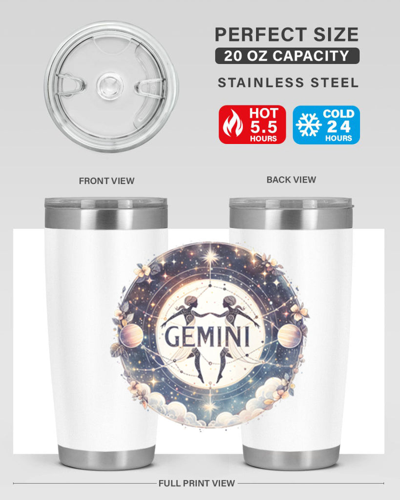 gemini 237#- zodiac- Tumbler