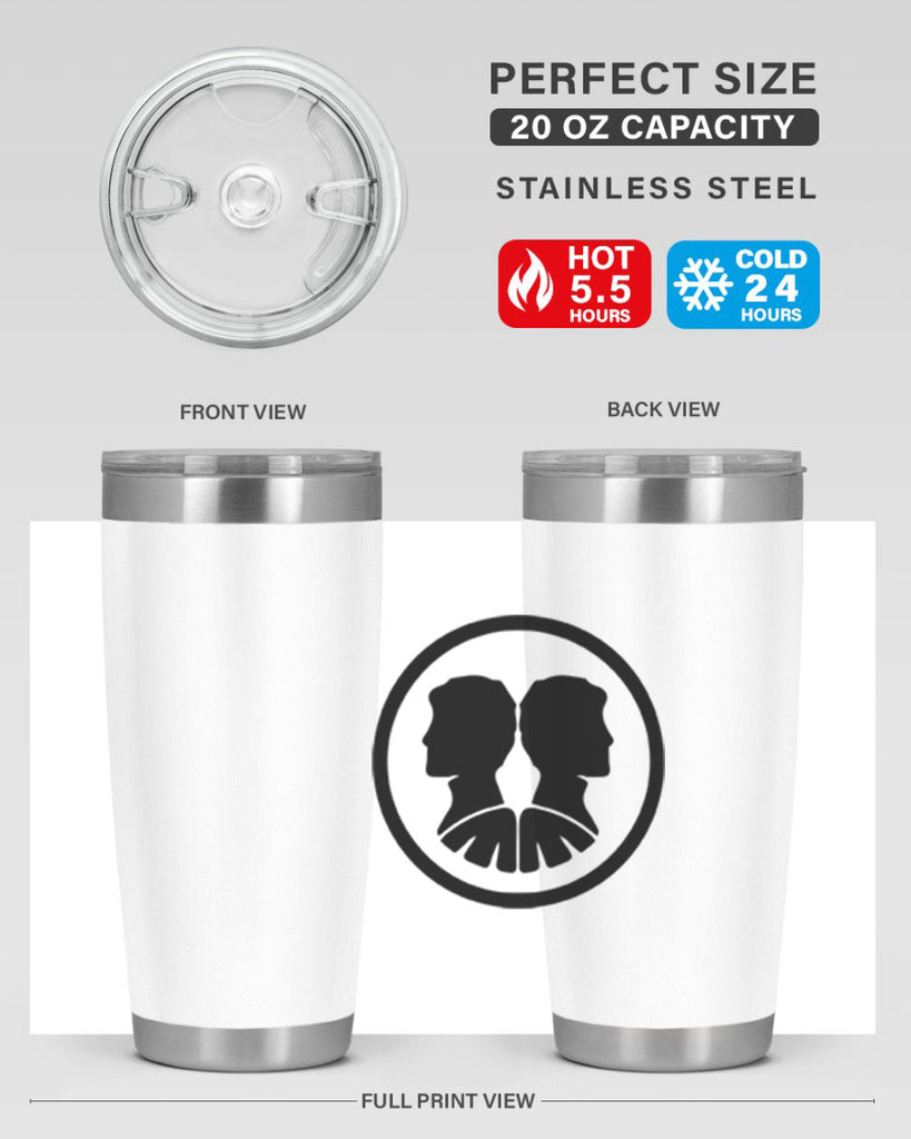 gemini 238#- zodiac- Tumbler