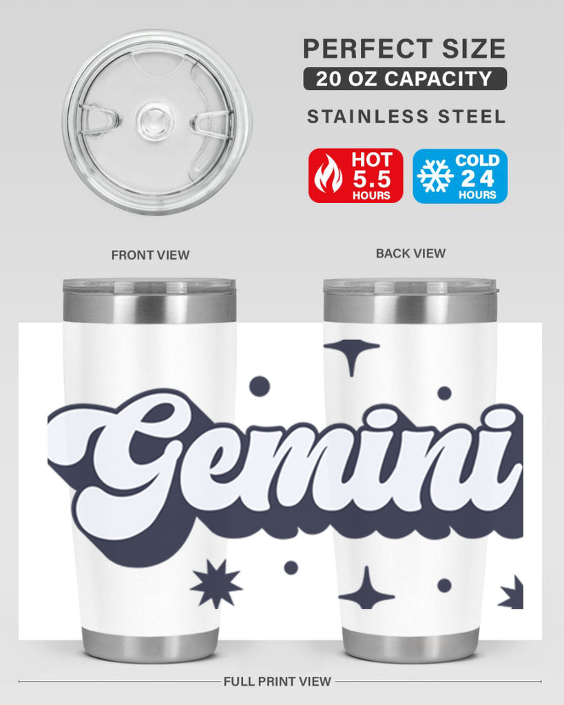 gemini 240#- zodiac- Tumbler