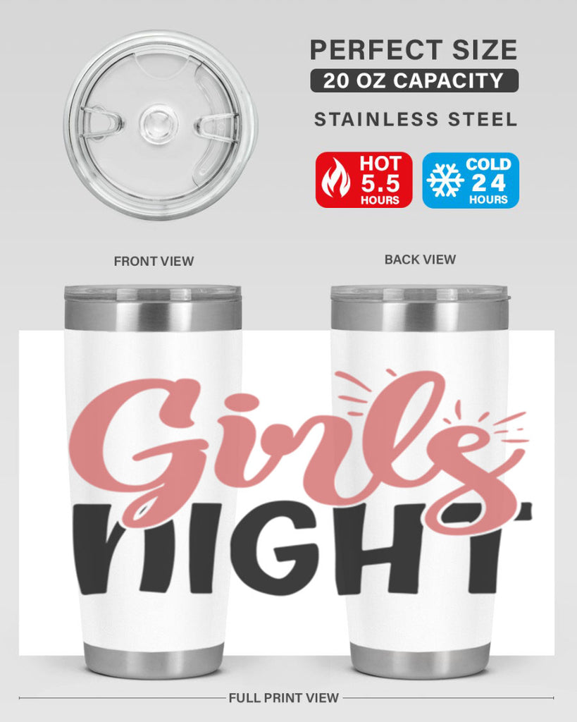 girls night Style 53#- Best Friend- Tumbler