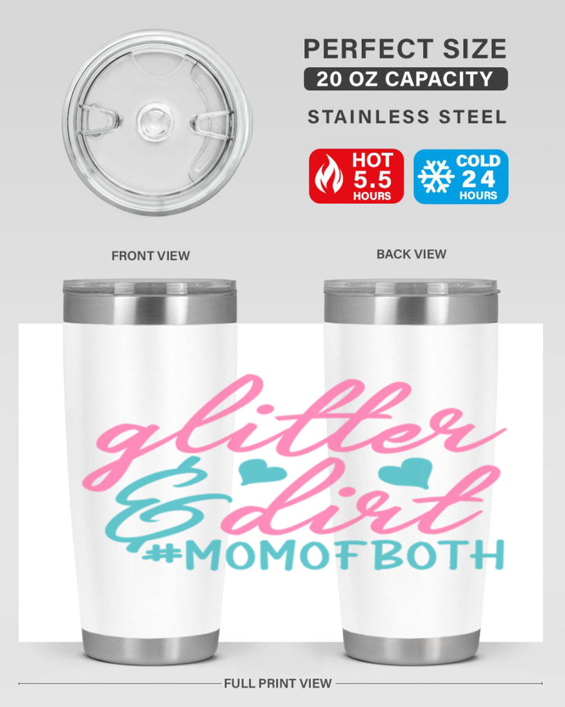 glitter dirt momofboth 265#- mom- Tumbler