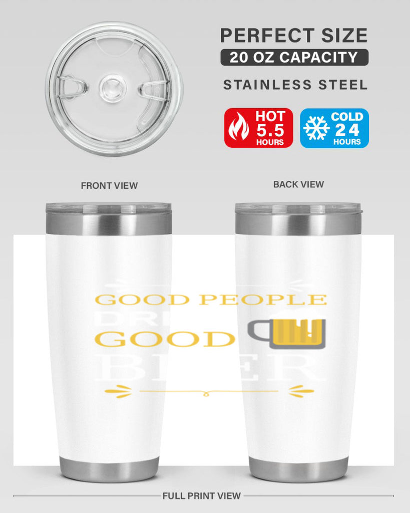 good people drink 87#- beer- Tumbler