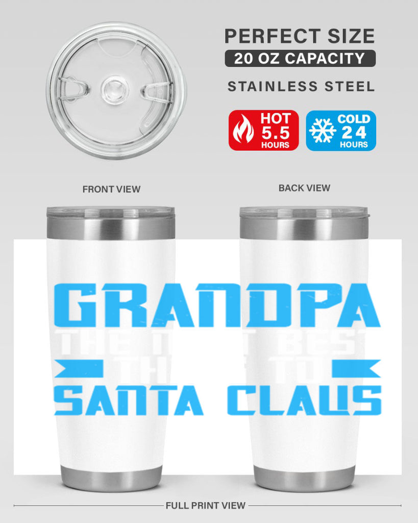 grandpa Santa Claus 109#- grandpa - papa- Tumbler