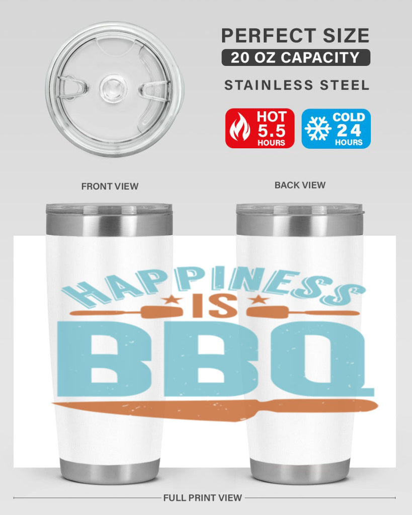 happiness is bbq 43#- bbq- Tumbler