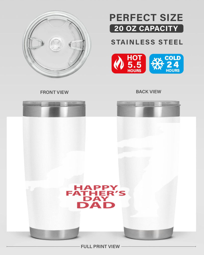 happy father day 246#- fathers day- Tumbler