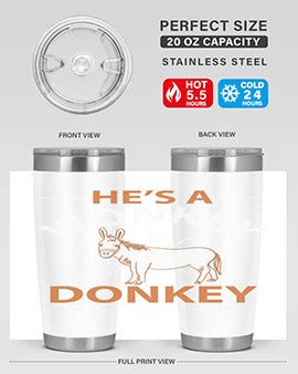 he’s a wonky donkey Style 4#- donkey- Tumbler