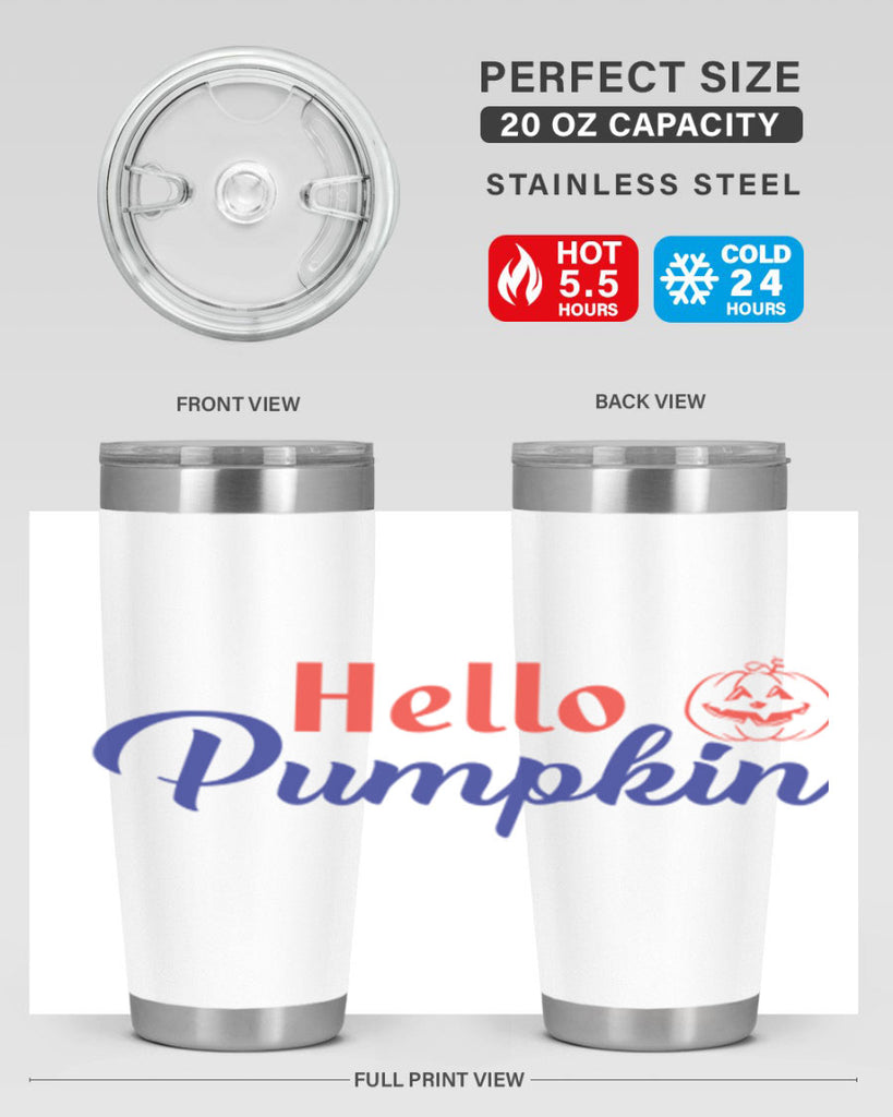 hello pumpkin 288#- fall- Tumbler