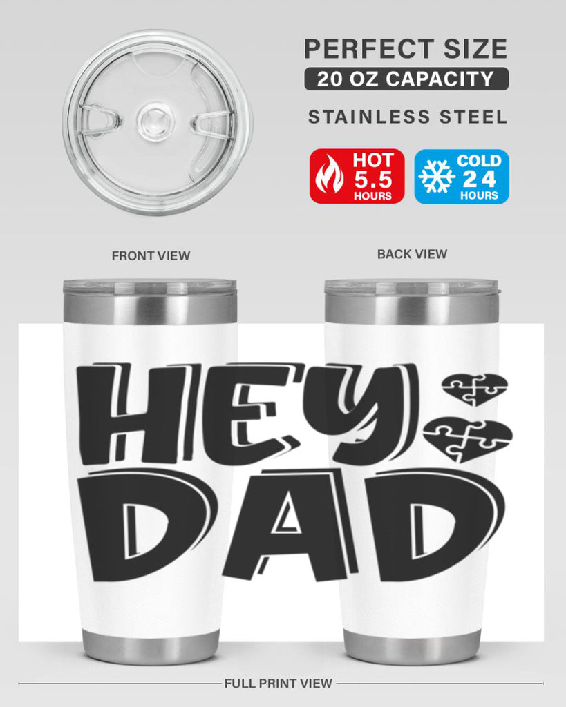 hey dad 9#- dad- Tumbler