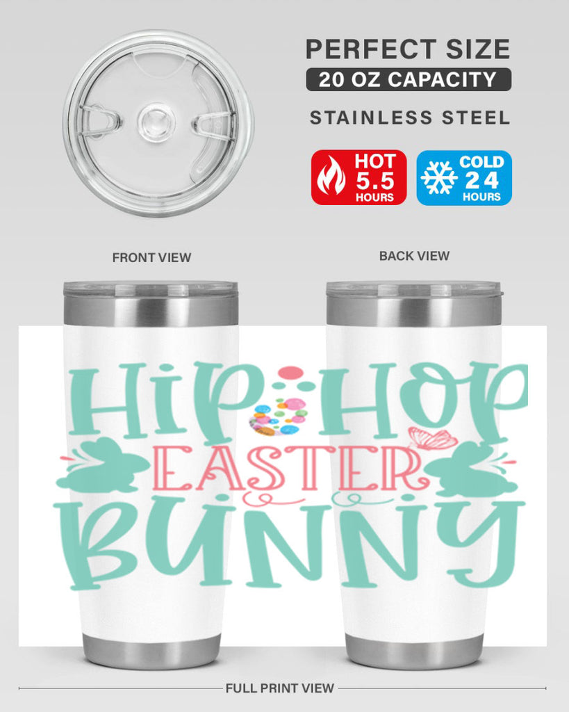 hip hop easter bunny 117#- easter- Tumbler