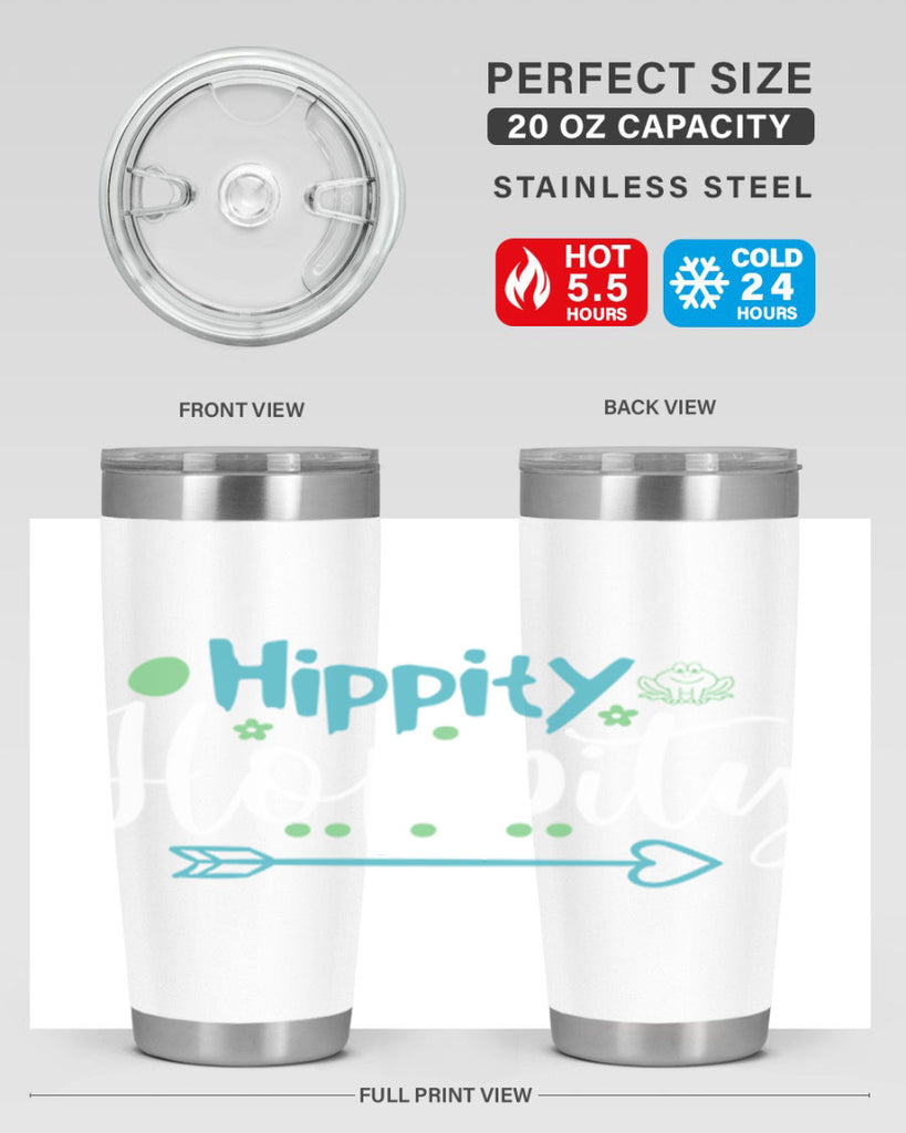 hippity hoppity 75#- easter- Tumbler