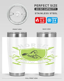 horse show dad Style 48#- horse- Tumbler