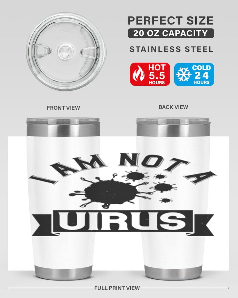 i am not a virus Style 35#- corona virus- Cotton Tank