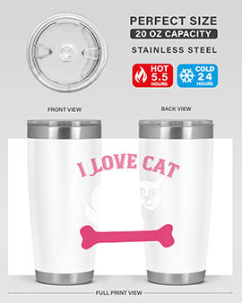 i love cat Style 55#- cat- Tumbler