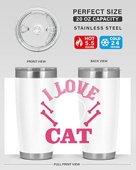 i love cat Style 56#- cat- Tumbler