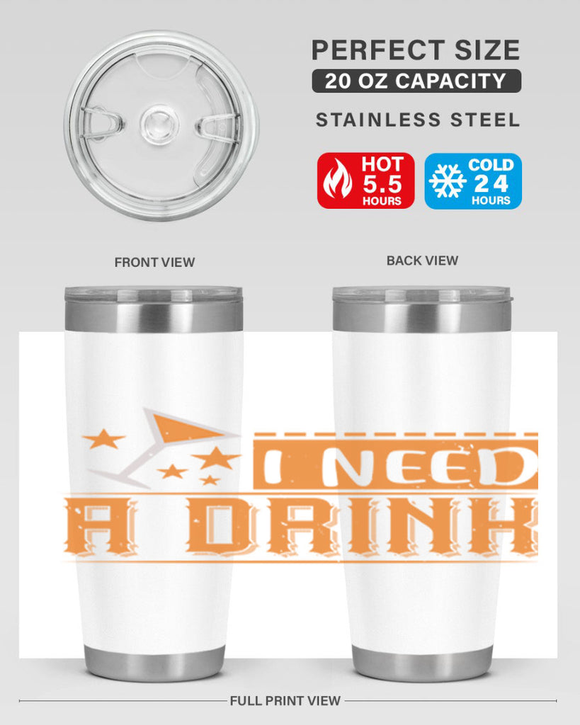 i need a drink 66#- mardi gras- Tumbler