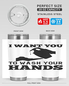 i want you to wash your hands Style 31#- corona virus- Cotton Tank