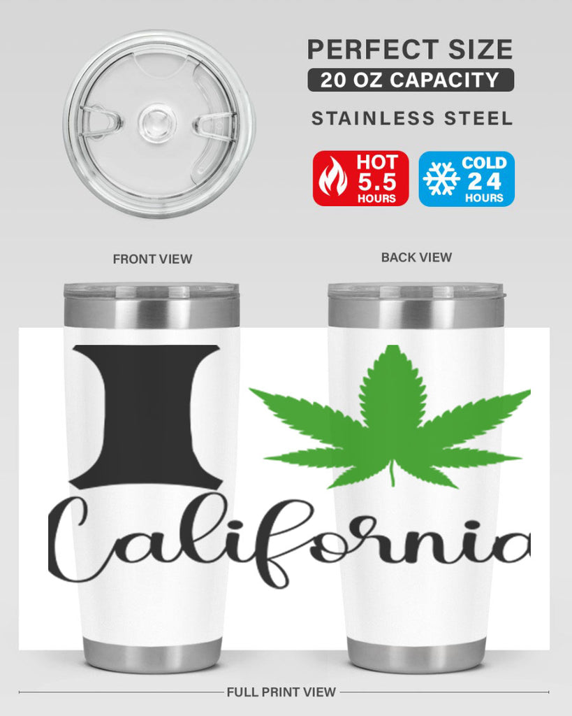 i weed california 133#- marijuana- Tumbler