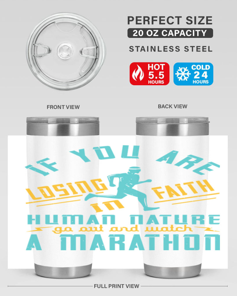 if you are losing faith in human nature go out and watch a marathon 37#- running- Tumbler