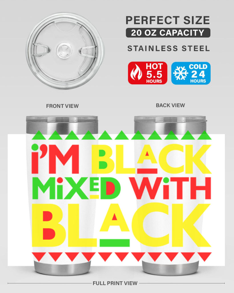 im  black  mixed with black  111#- black words phrases- Cotton Tank