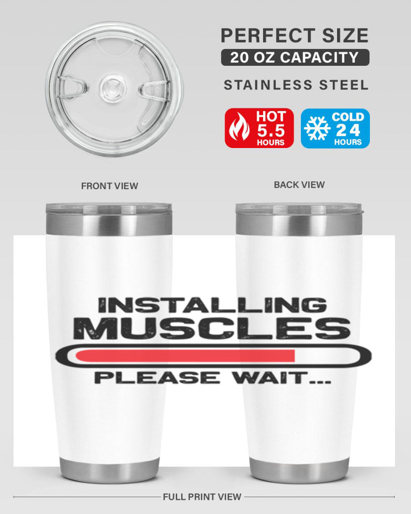 installing muscles please wait 7#- gym- Tumbler