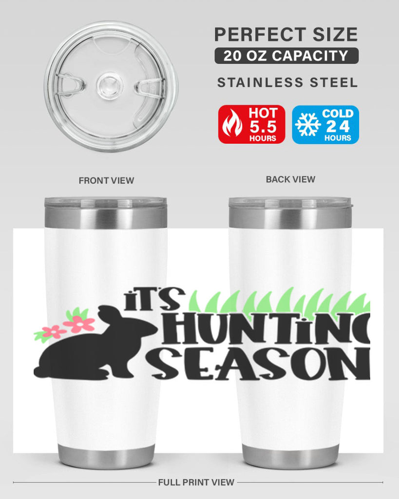 its hunting season 19#- easter- Tumbler