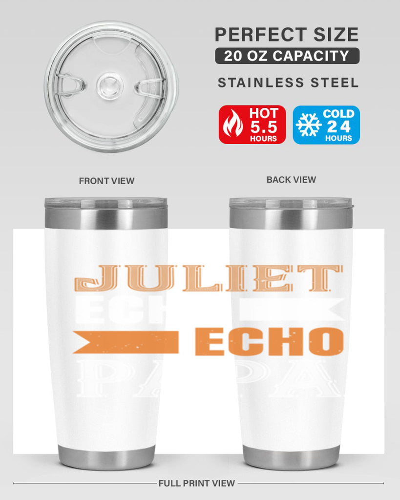 juliet echo echo papa 30#- grandpa - papa- Tumbler